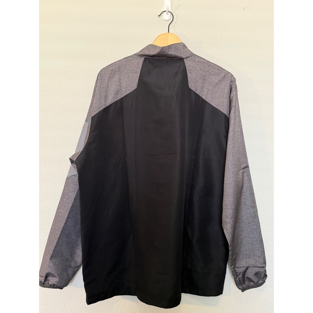 Holloway‎ PEAK Quarter Zip Pullover Jacket Gray Black Adult Large - Picture 10 of 17